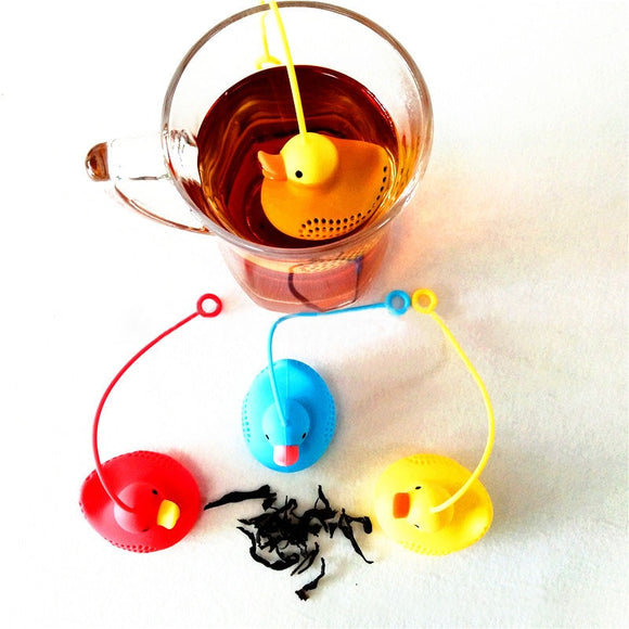 Rubber Ducky Tea Infuser Silicone Loose Leaf Tea Strainer - The Zoo Brew