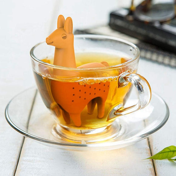 Llama Tea Infuser Silicone Loose Leaf Tea Strainer - The Zoo Brew