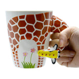 Creative Hand Drawn Animal Mugs - Set 1 - The Zoo Brew